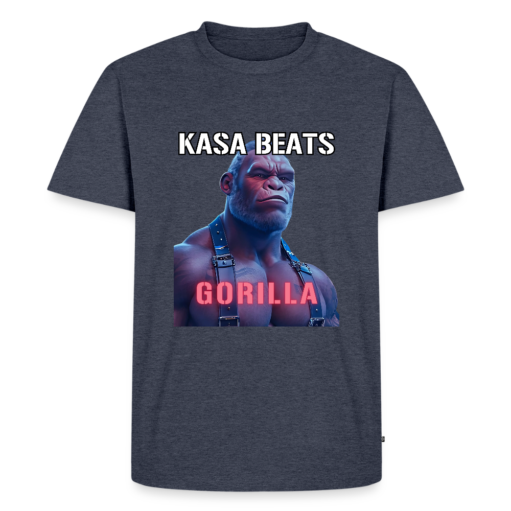KASA BEATS - GORILLA, Men Premium T-Shirt - Jeansblau 