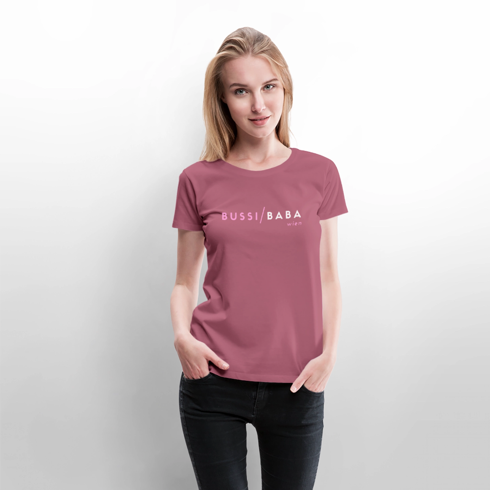 Bussi / Baba Wien rosa, Frauen Premium T-Shirt - Mauve