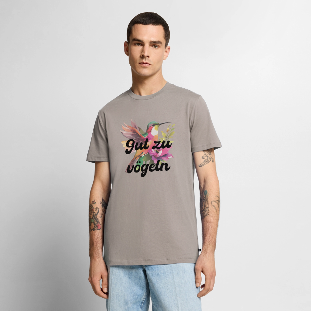 Gut zu vögeln Kolibri, Männer Premium T-Shirt - Taupe