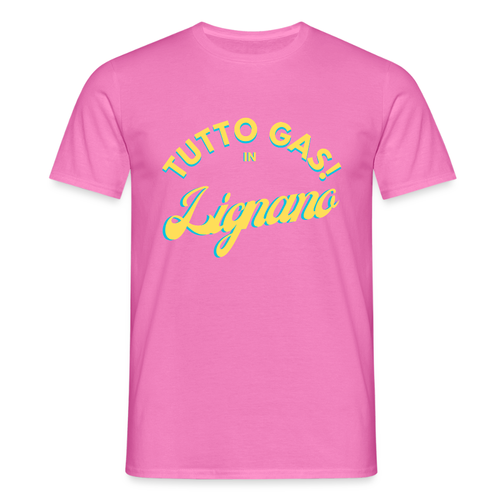 TUTTO GAS! in Lignano,  Männer T-Shirt - Pink