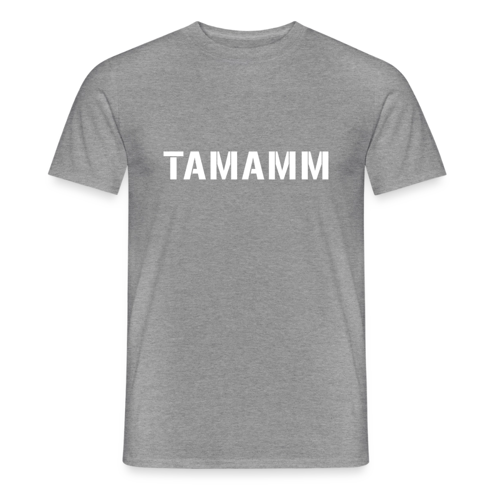 TAMAMM (Military Style), Männer T-Shirt - Graphit meliert