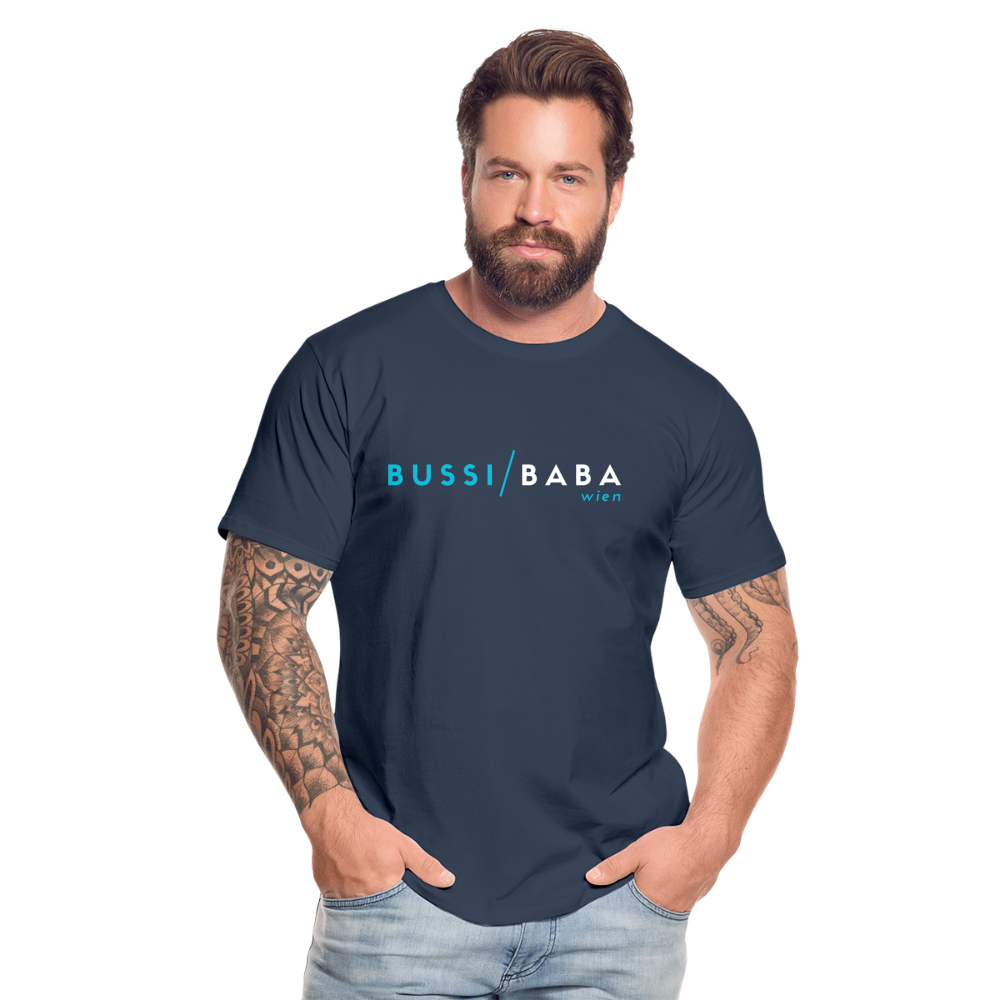 Bussi Baba Wien aquablau - Men’s Premium Organic T-Shirt - Navy