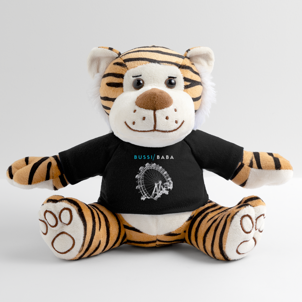 Bussi Baba aquablau - Wiener Riesenrad weiß, Tiger - Schwarz