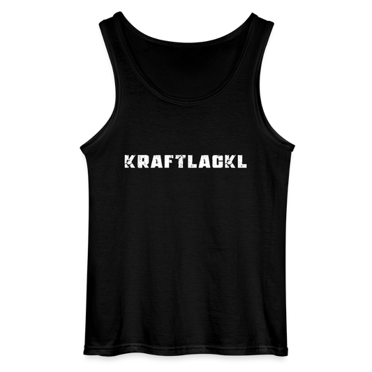 Kraftlackl, Männer Tank Top - Schwarz