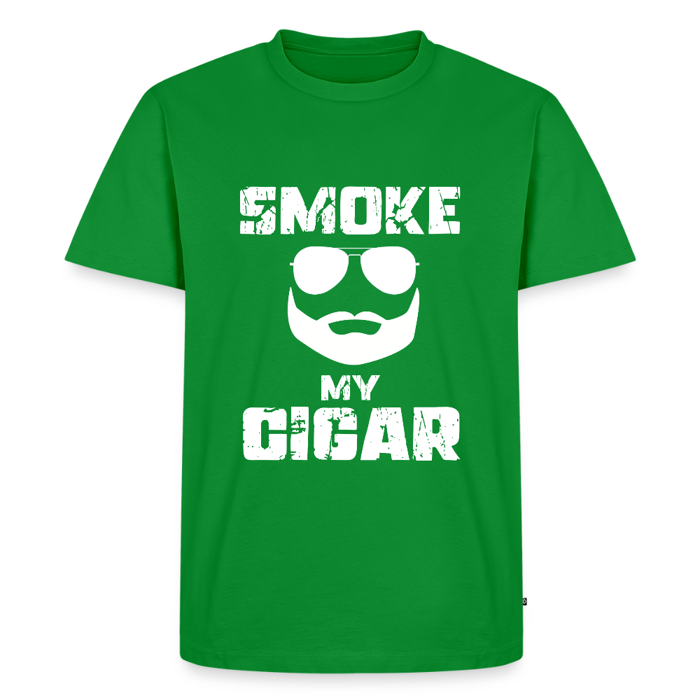 Smoke My Cigar - Zigarren Mann, Hot Daddy, Cigar Man, Men/ Männer Premium T-Shirt - Grün