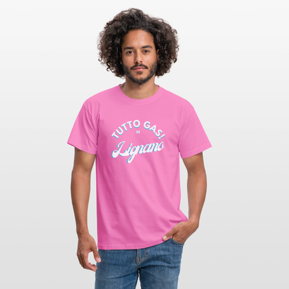 TUTTO GAS! in Lignano,  Männer T-Shirt - Pink