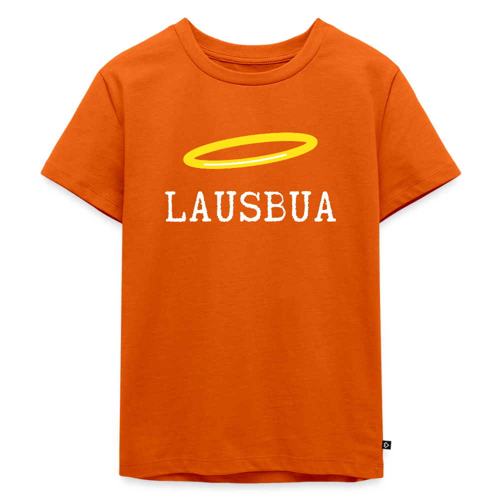 Lausbua, bairischer bzw österreichischer Lausbub (dt. Bengel), Kinder Premium T-Shirt - Orange 