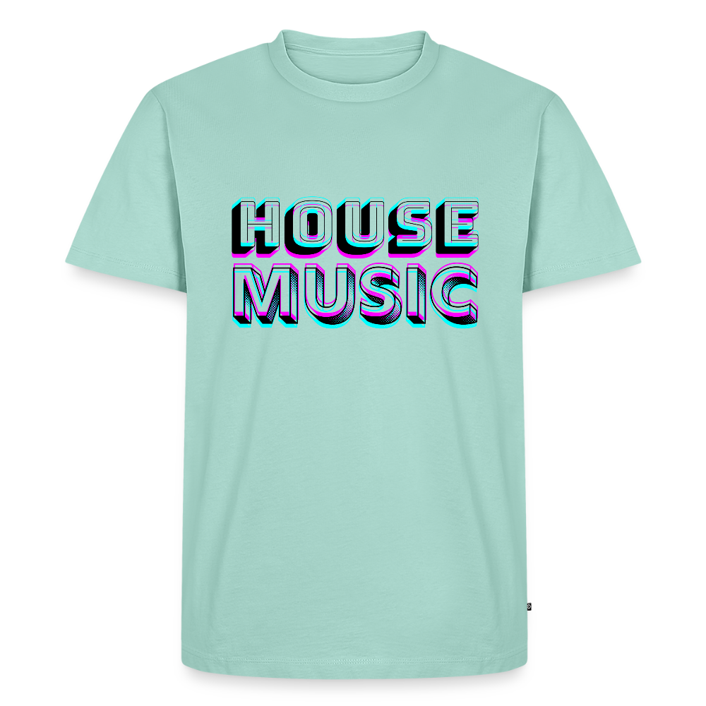 HOUSE MUSIC, Männer Premium T-Shirt - Mint 