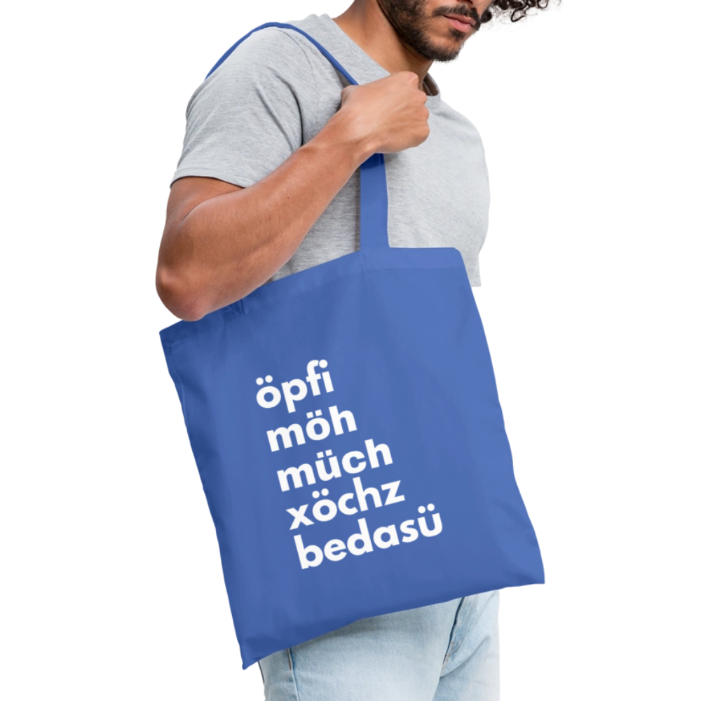 Einkaufsliste, Sackerl - Hellblau