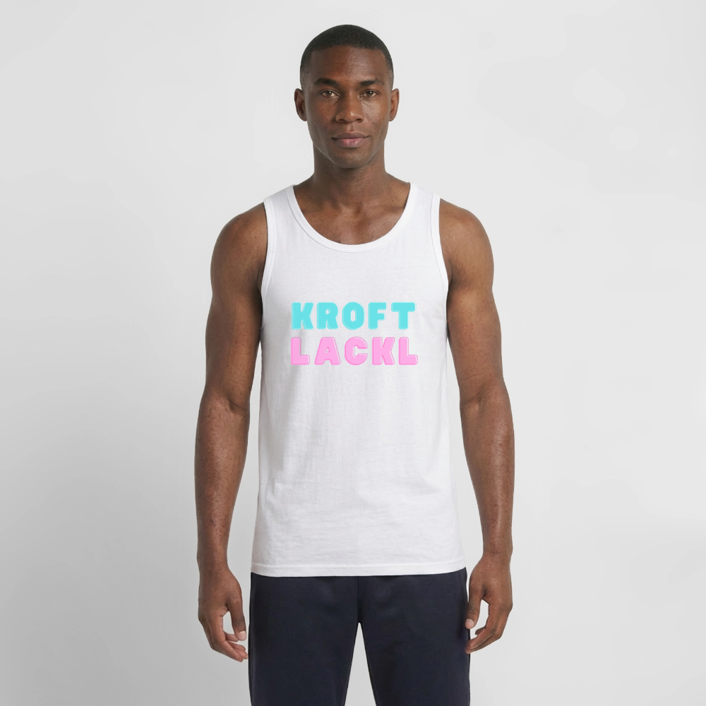Kroftlackl, Männer Tank Top - Weiß