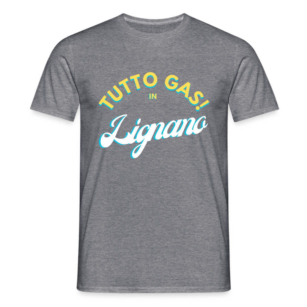TUTTO GAS! in Lignano,  Männer T-Shirt - Graphit meliert