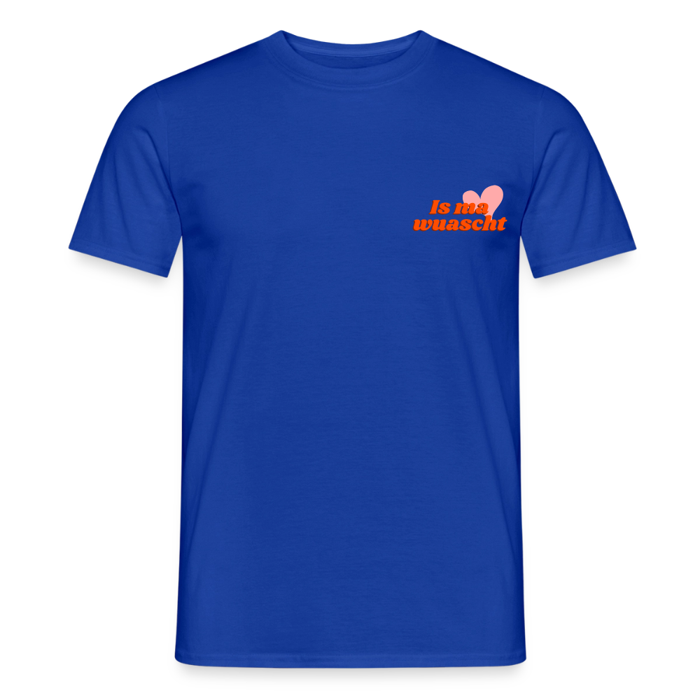 Is ma wuascht, Männer T-shirt - Dunkelblau