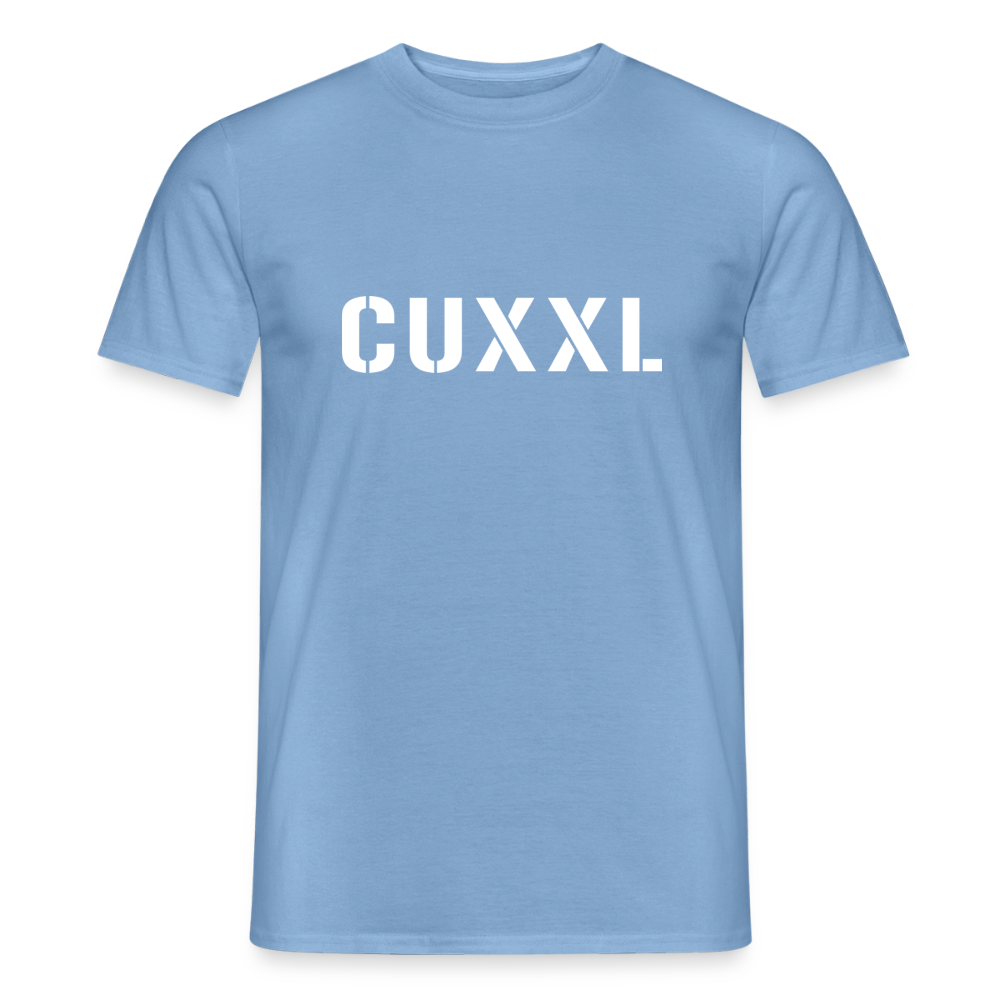 CUXXL, Männer T-Shirt - Carolina Blue