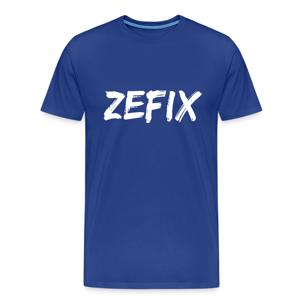 Zefix, Männer Premium T-Shirt - Königsblau