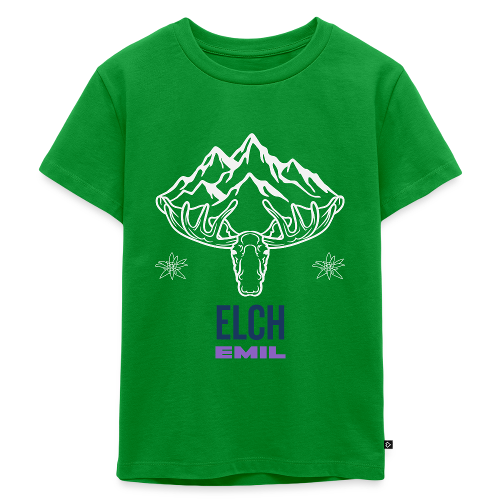 Elch Emil in Österreich, Kinder Premium T-Shirt - Grün