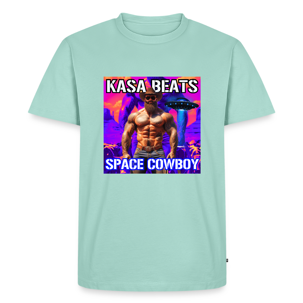 KASA BEATS - SPACE COWBOY, Men/ Männer Premium T-Shirt - Mint 