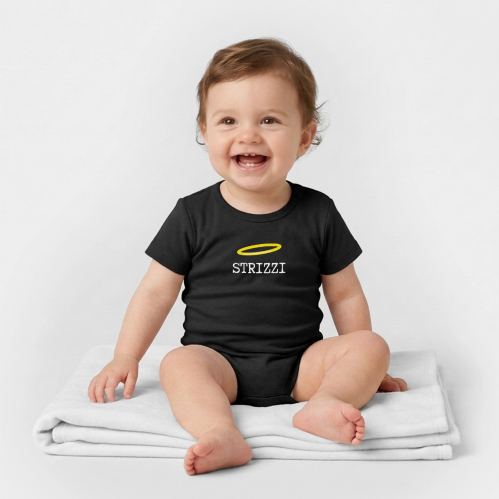 STRIZZI,  Bio Baby-Body (kurzarm) - Schwarz
