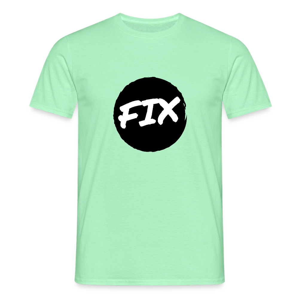 Fix - 100% sicher, fix hoit Oida ;-) Wiener Spruch, Männer T-Shirt - Mintgrün