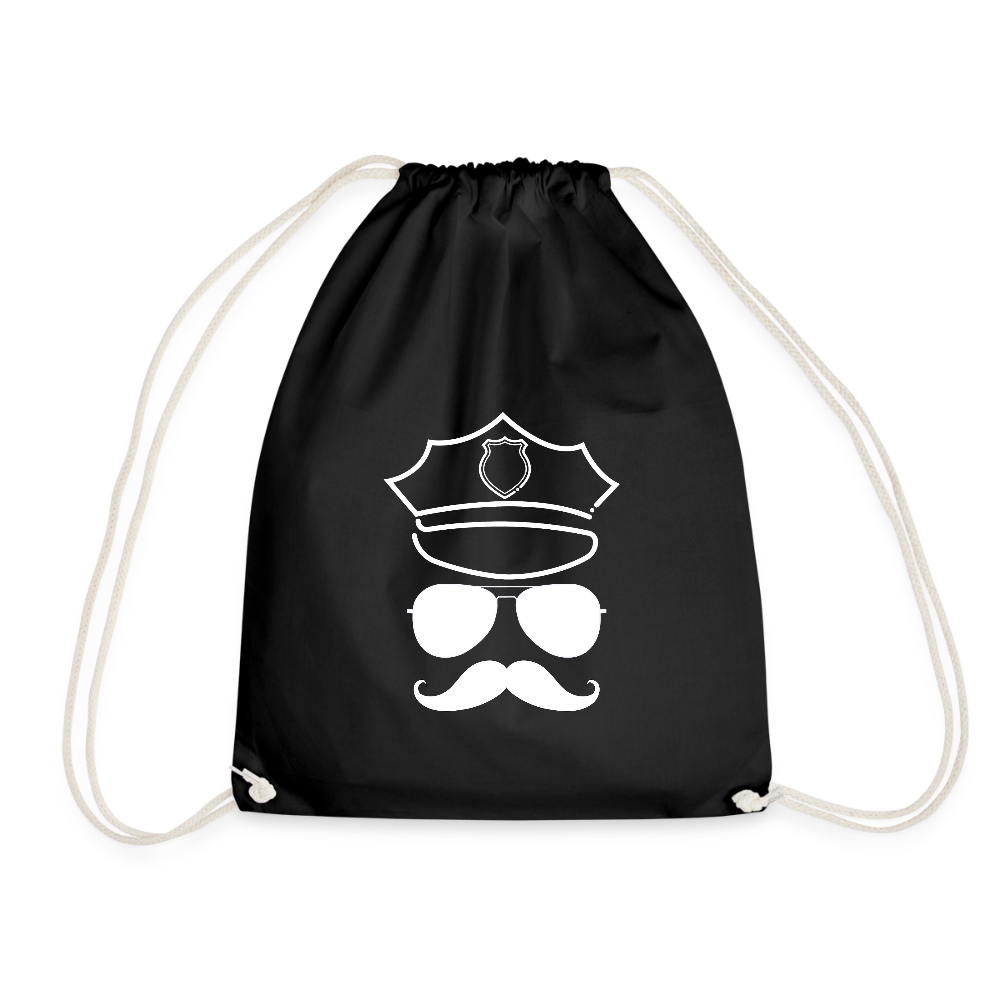 Hot Daddy, Gym/ Beach Bag - Turnsackerl (dt. Turnbeutel) - Schwarz