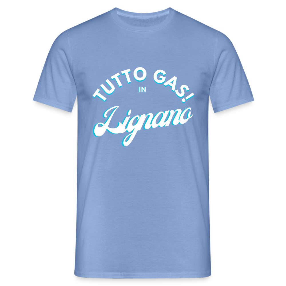 TUTTO GAS! in Lignano,  Männer T-Shirt - carolina blue