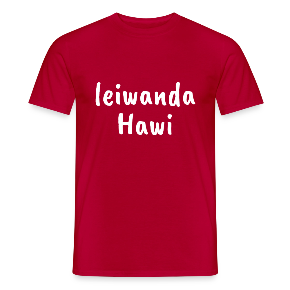 leiwanda Hawi, Männer T-Shirt - Rot