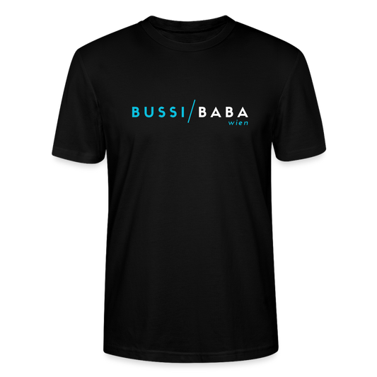 Bussi Baba Wien - aquablau - Stanley/Stella Unisex Organic T-Shirt - Schwarz
