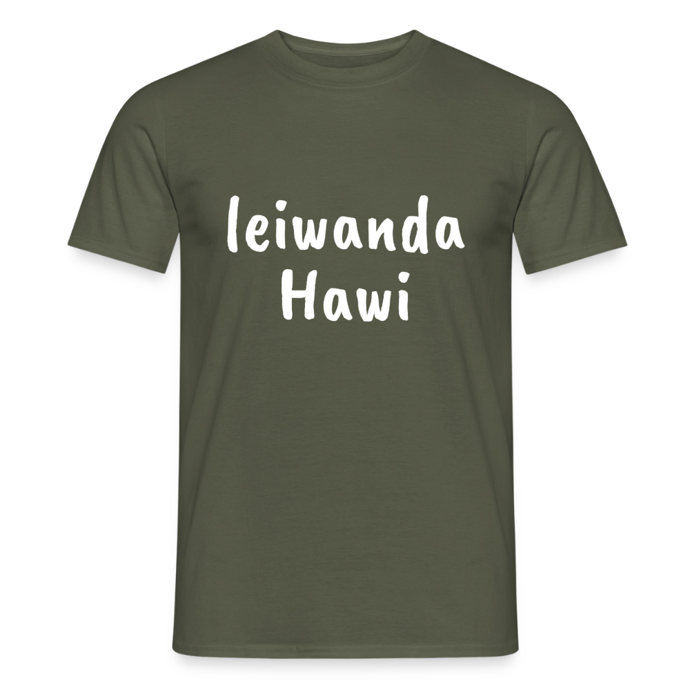 leiwanda Hawi, Männer T-Shirt - Militärgrün