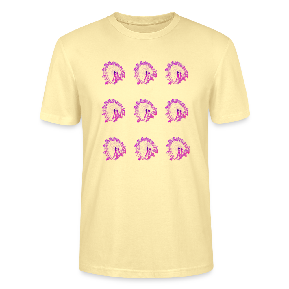 Wiener Riesenrad im Prater  - Wahrzeichen von Wien 3x3  in pink, Stanley/Stella Unisex Organic T-Shirt - Creme