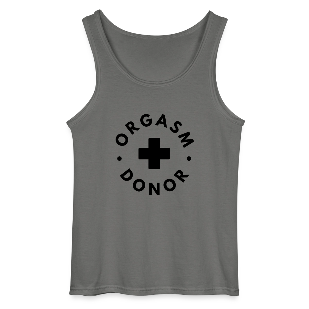 ORGASM DONOR, Men/ Männer Tank Top - Anthrazit