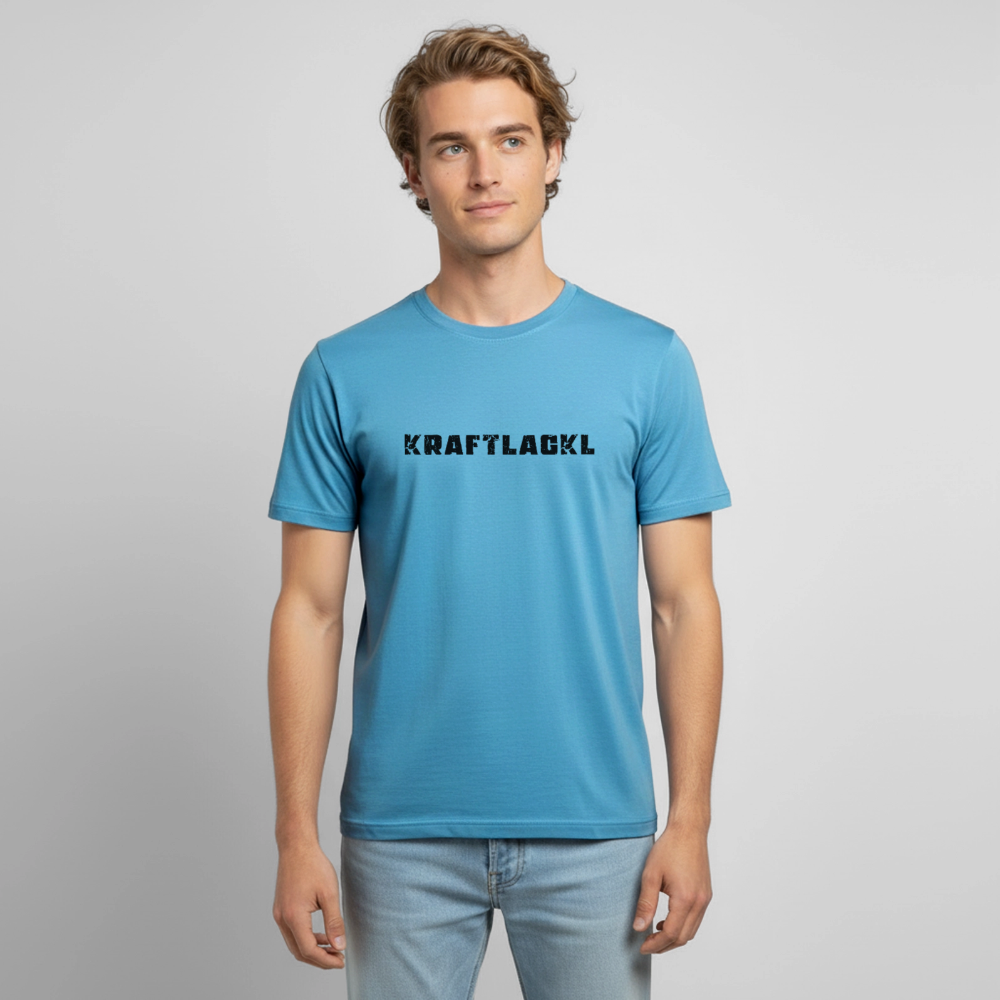 Kraftlackl, Männer Sport-Shirt (atmungsaktiv) - Saphirblau