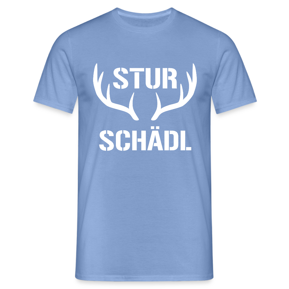 Sturschädl,  Männer T-Shirt - carolina blue