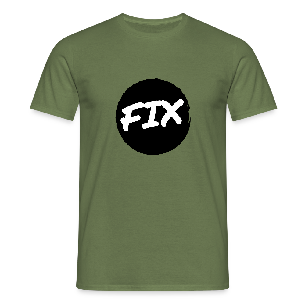 Fix - 100% sicher, fix hoit Oida ;-) Wiener Spruch, Männer T-Shirt - Militärgrün