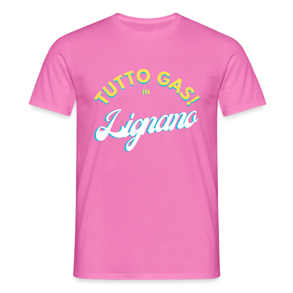 TUTTO GAS! in Lignano,  Männer T-Shirt - Pink