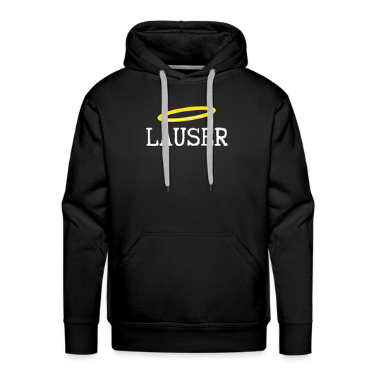 Lauser, österreichischer Lausbub - Männer Premium Hoodie/ Kapuzenpullover - Schwarz