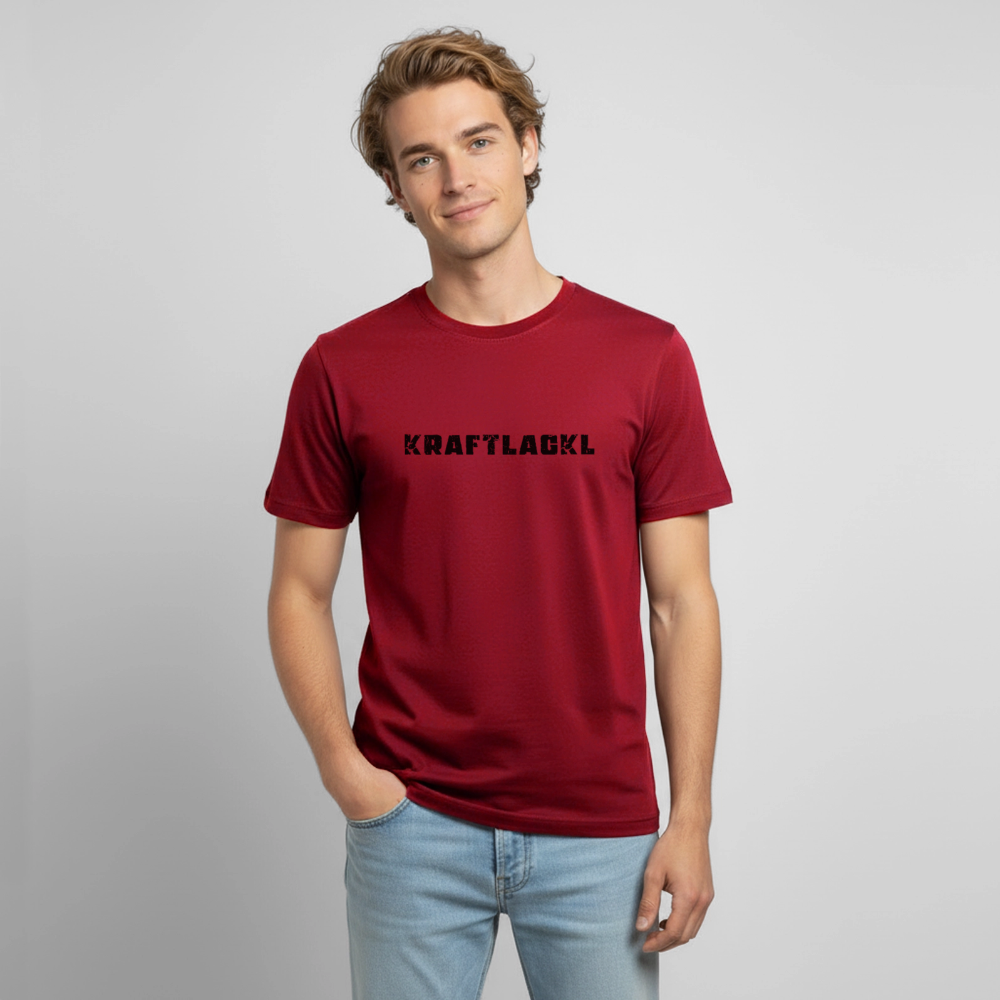 Kraftlackl, Männer Sport-Shirt (atmungsaktiv) - Dunkelrot