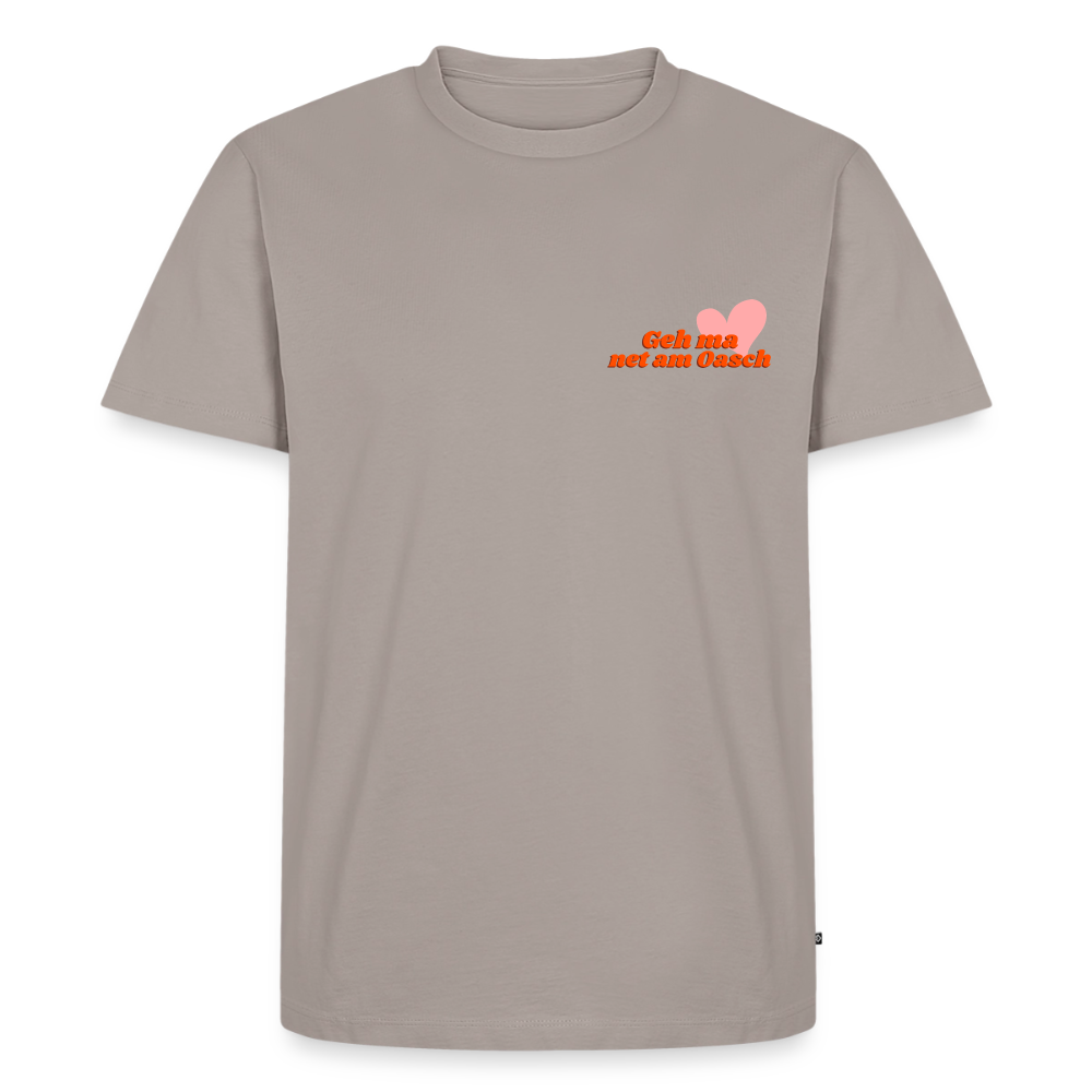 Geh ma net am Oasch, Männer Bio T-Shirt - Taupe