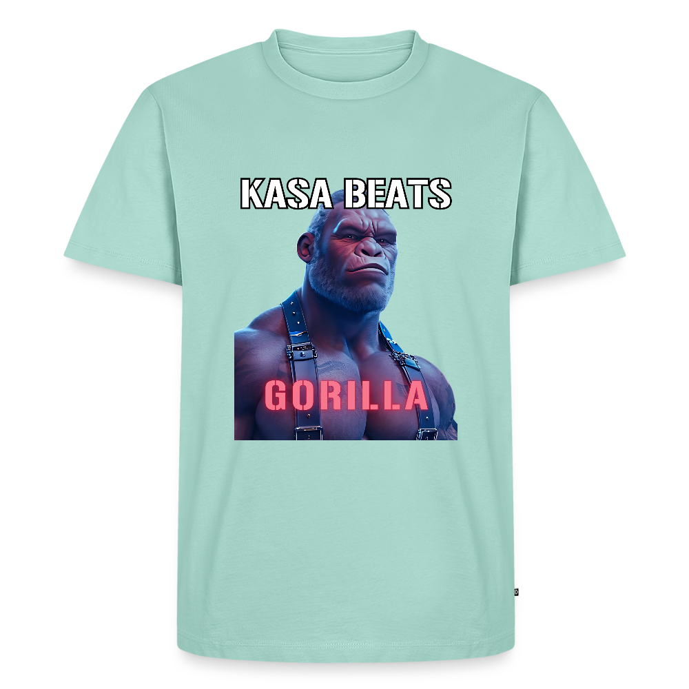 KASA BEATS - GORILLA, Men Premium T-Shirt - Mint 