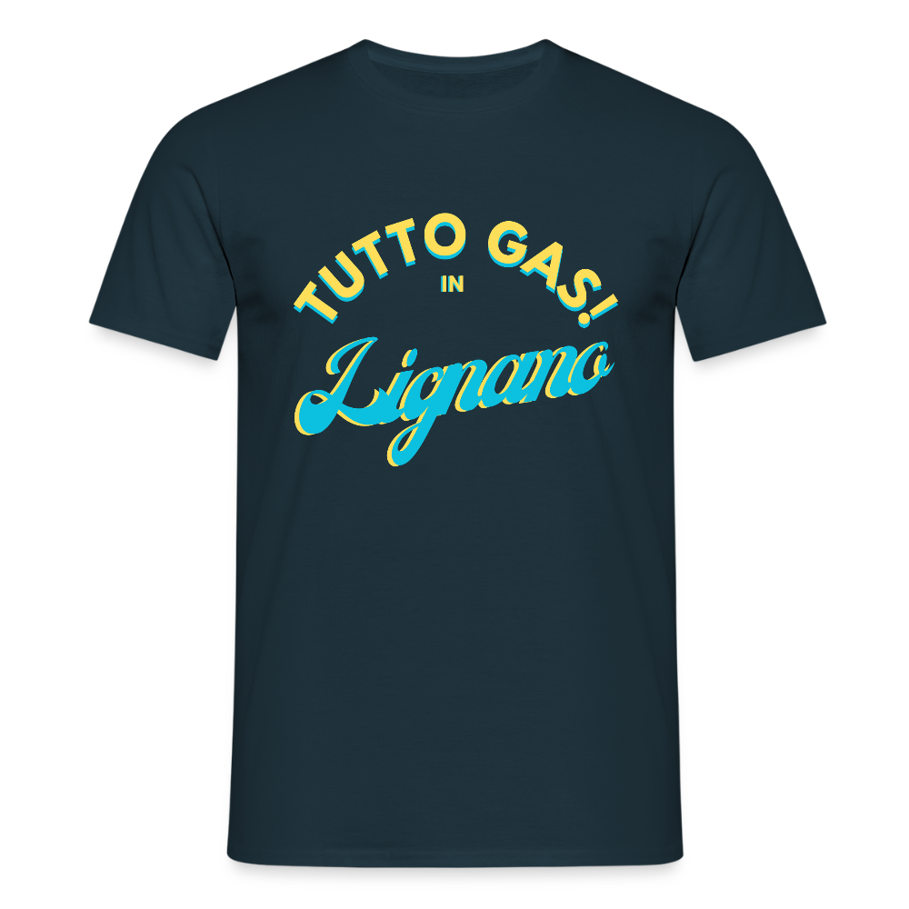 TUTTO GAS! in Lignano,  Männer T-Shirt - Navy
