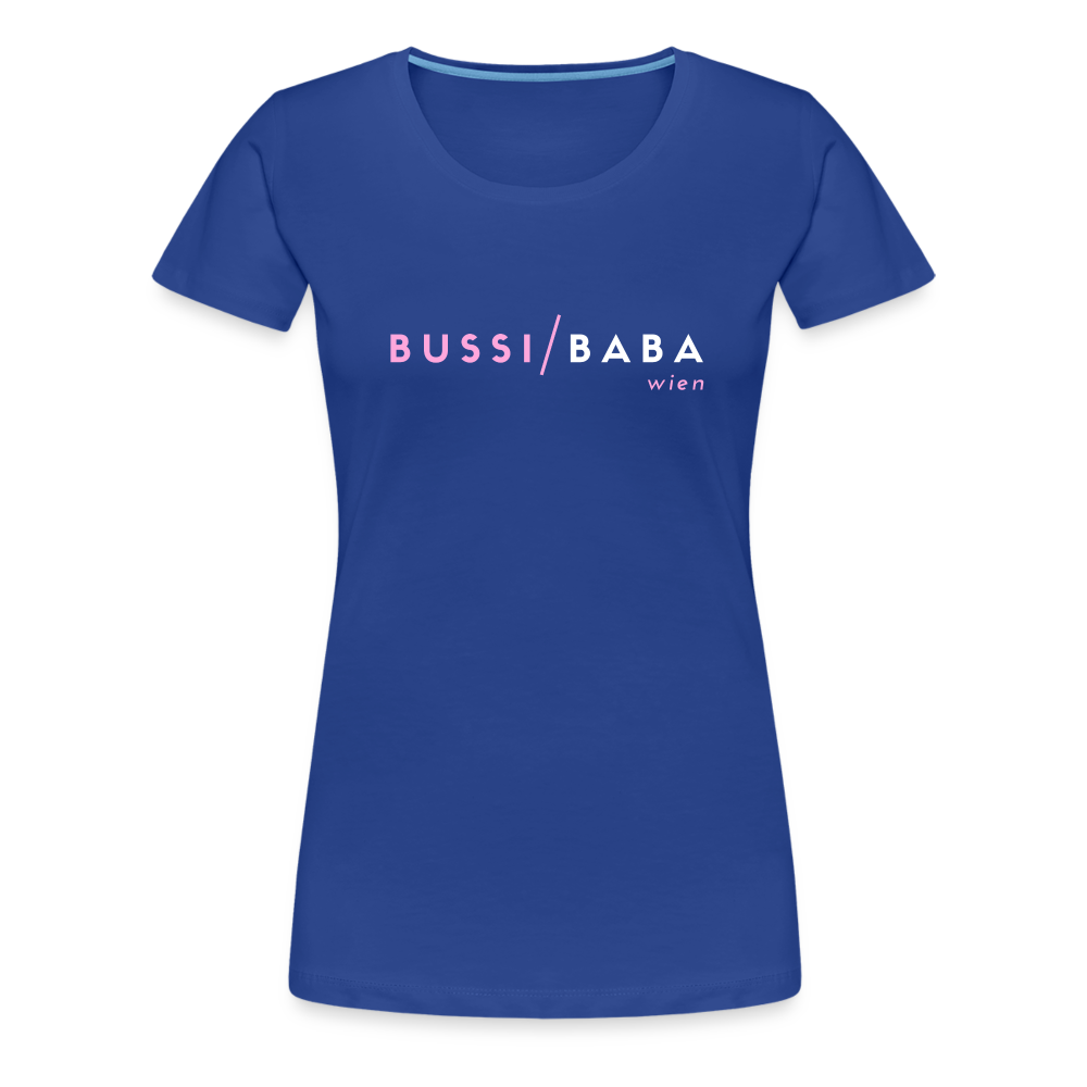 Bussi / Baba Wien rosa, Frauen Premium T-Shirt - Königsblau