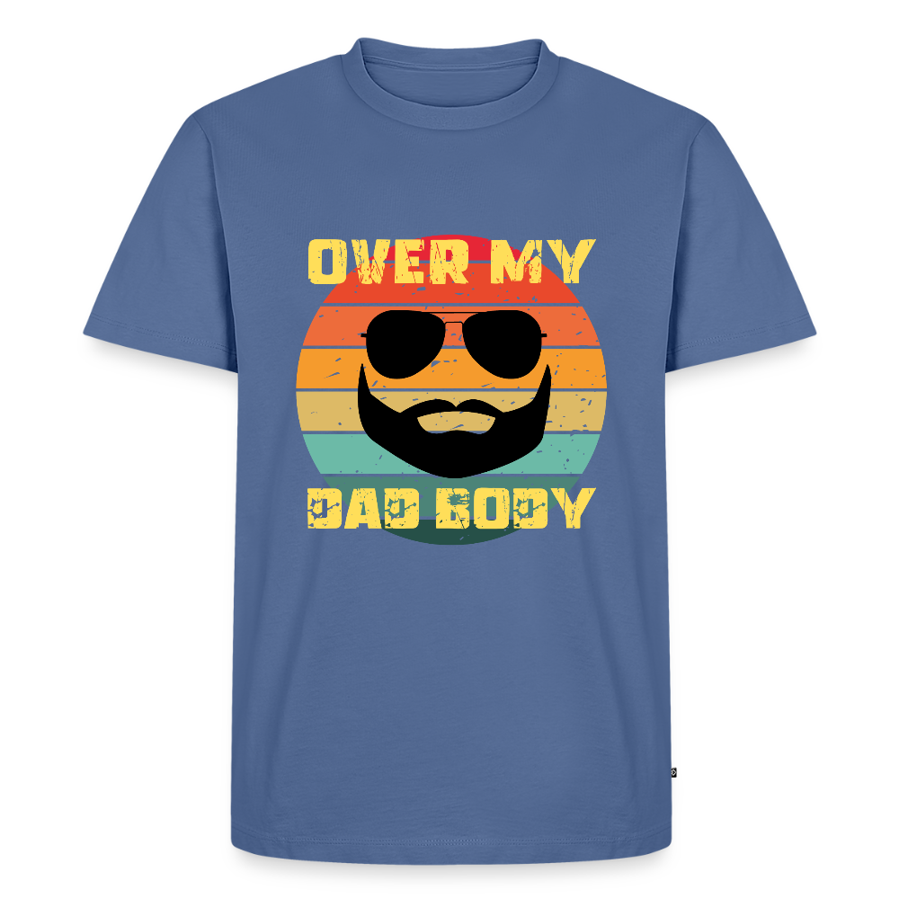 Over My Dad Body, Männer/ Men Premium T-Shirt - Taubenblau