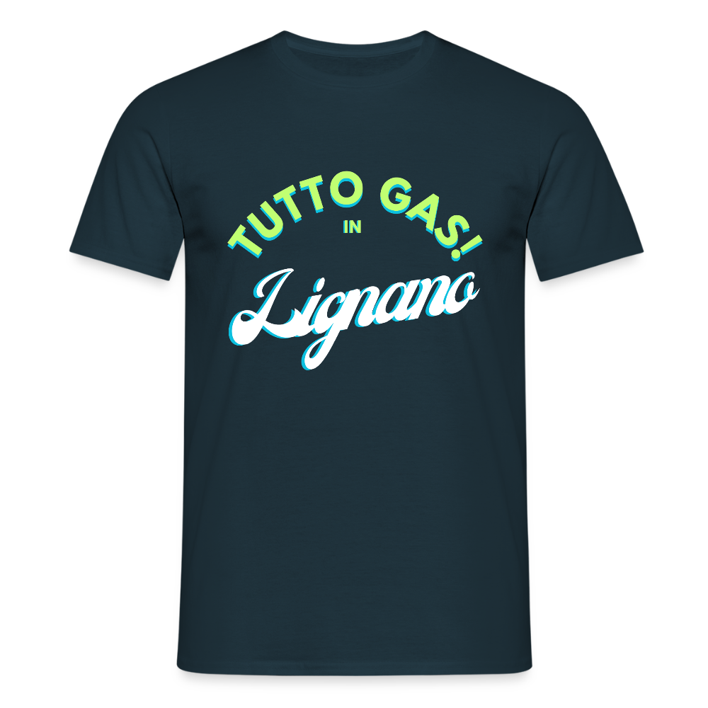 TUTTO GAS! in Lignano,  Männer T-Shirt - Navy