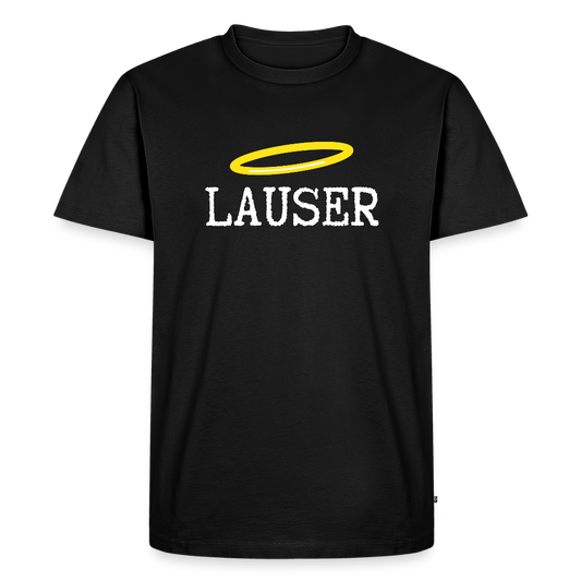 Lauser, österreichischer Lausbub - Männer Premium T-Shirt - Schwarz