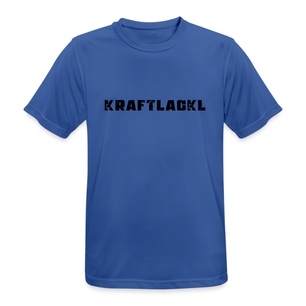 Kraftlackl, Männer Sport-Shirt (atmungsaktiv) - Royalblau