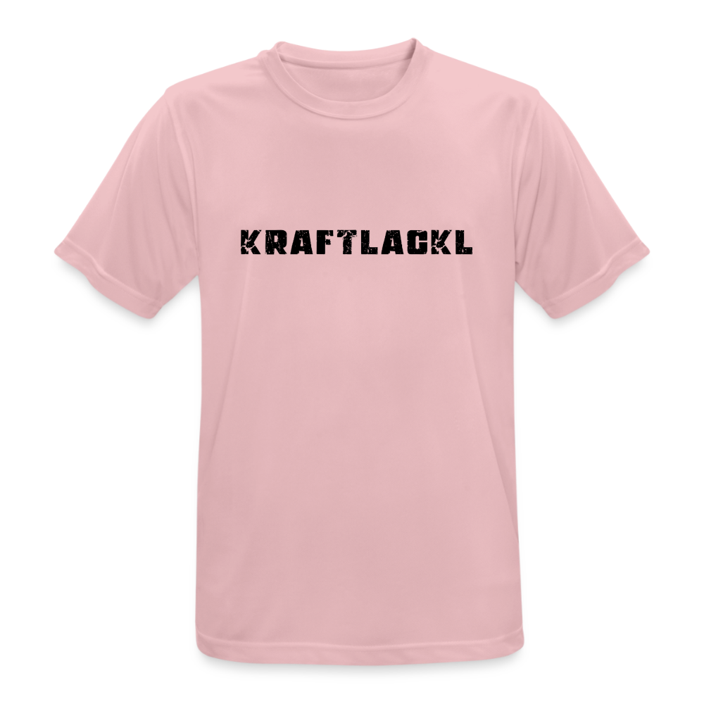 Kraftlackl, Männer Sport-Shirt (atmungsaktiv) - Rosa