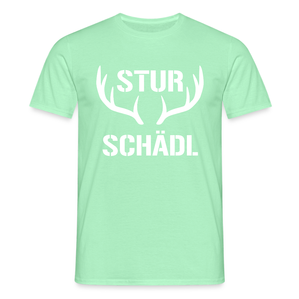 Sturschädl,  Männer T-Shirt - Mintgrün