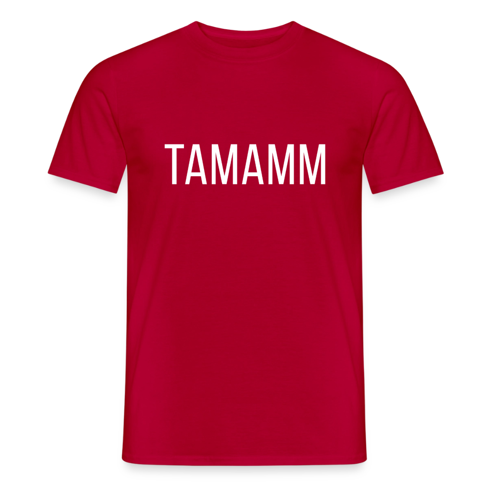 TAMAMM, Männer T-Shirt - Rot
