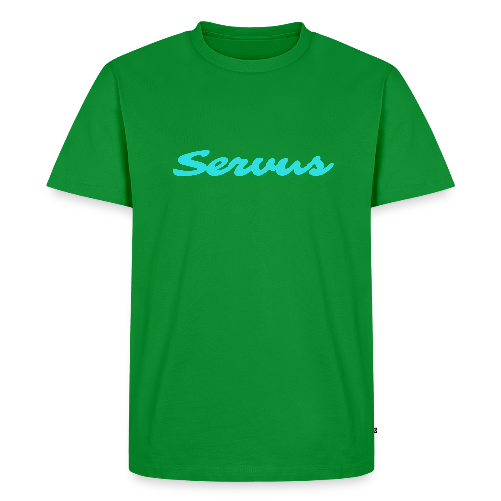 Servus (dt. Hallo), Männer Premium T-Shirt - Grün