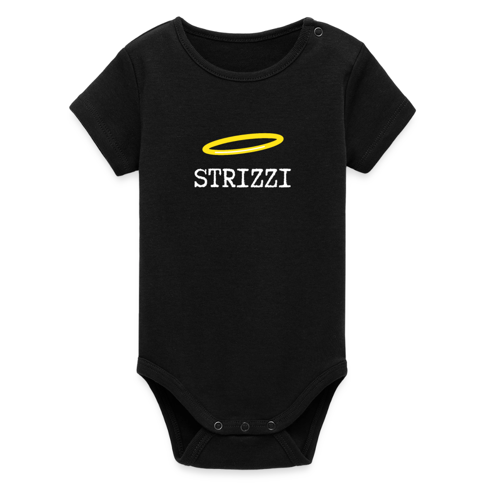 STRIZZI,  Bio Baby-Body (kurzarm) - Schwarz