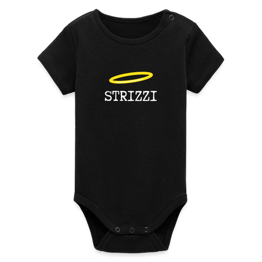 STRIZZI,  Bio Baby-Body (kurzarm) - Schwarz