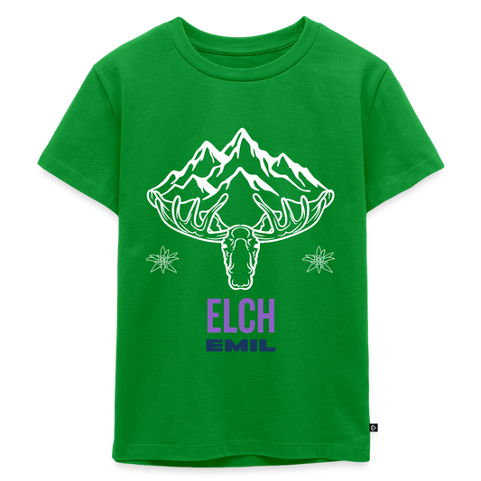 Elch Emil in Österreich, Kinder Premium T-Shirt - Grün